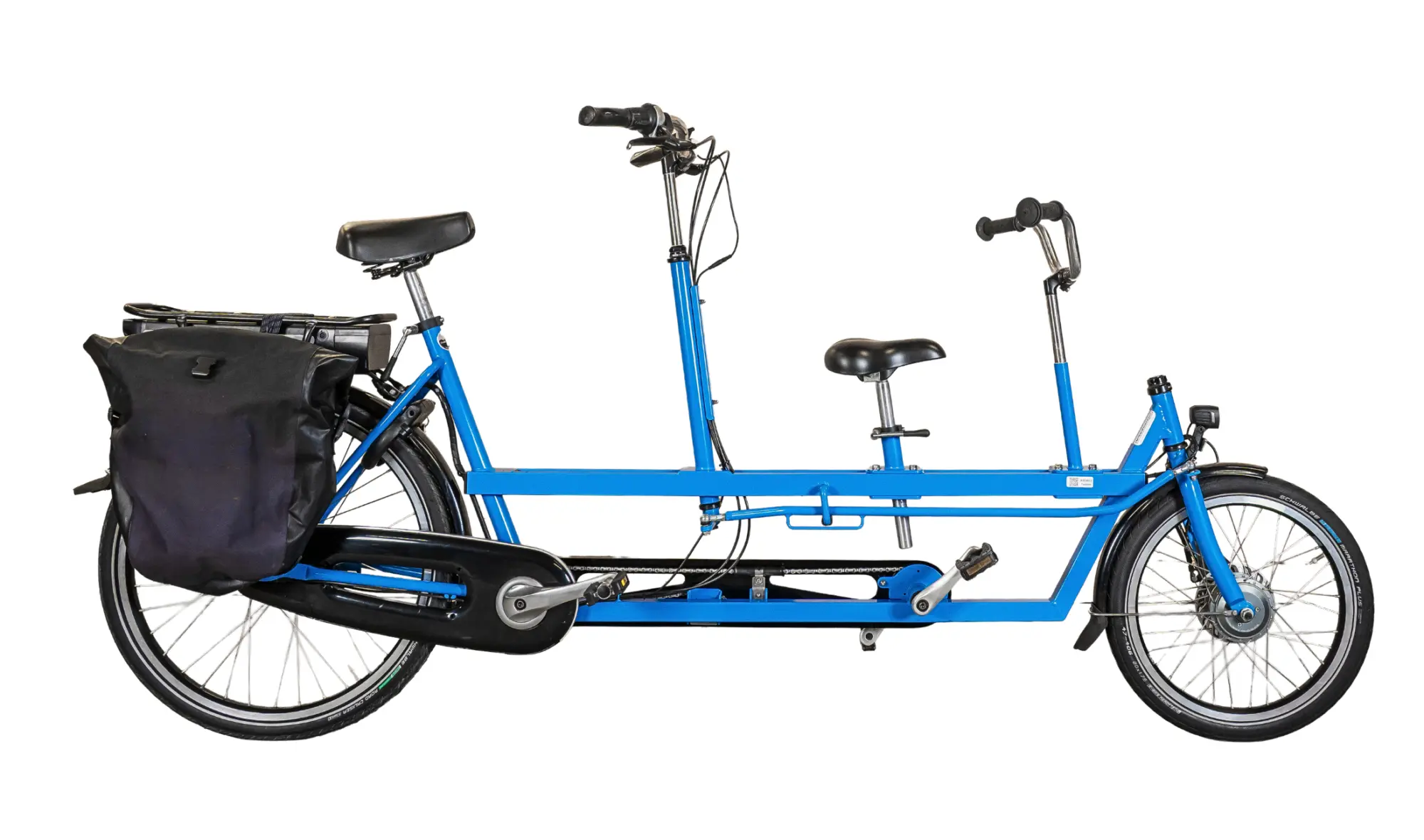 Ouder kind tandem elektrisch